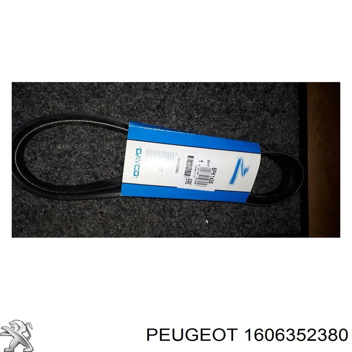 1606352380 Peugeot/Citroen ремень генератора