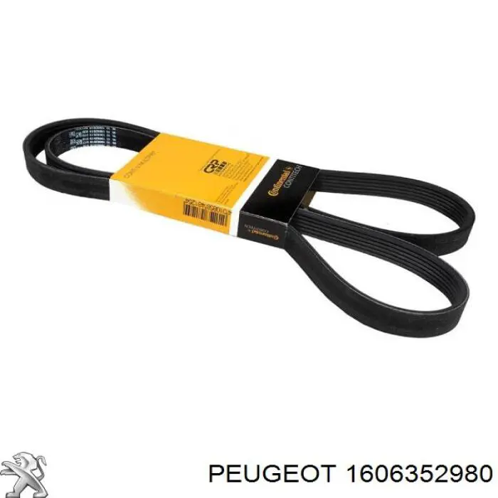 Купить 1606352980 Peugeot/Citroen Ремень генератора