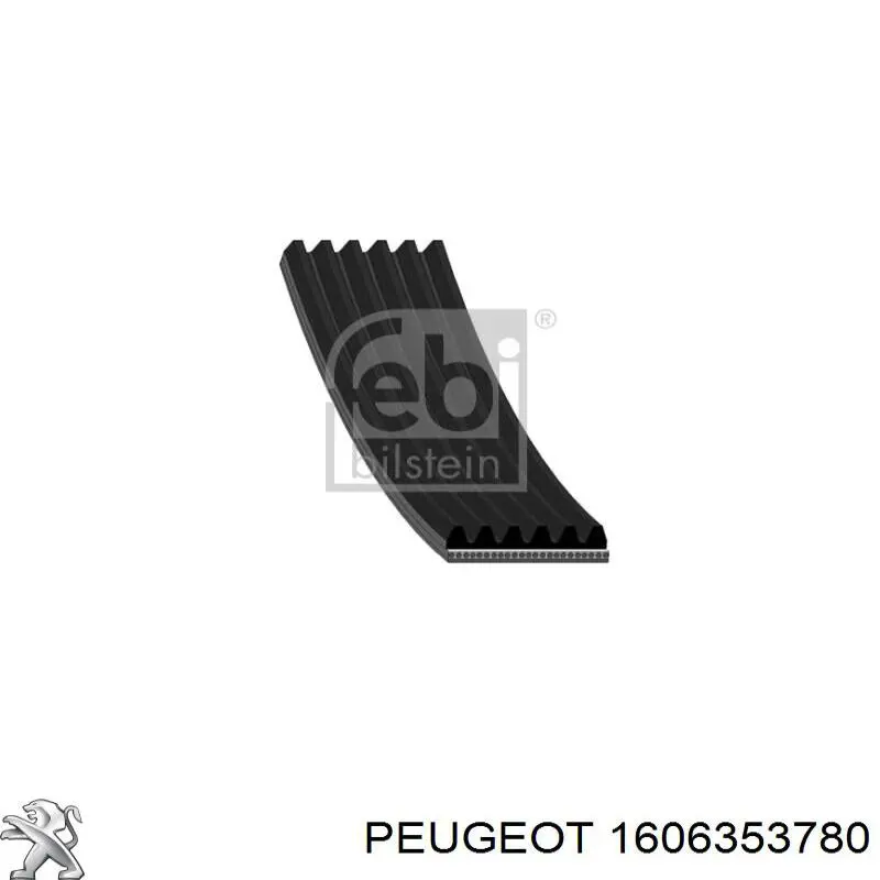 1606353780 Peugeot/Citroen ремень генератора