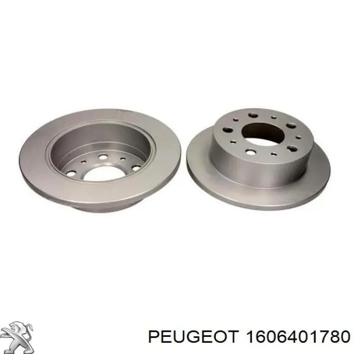 1606401780 Peugeot/Citroen диск тормозной задний