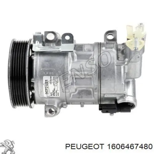 Компрессор кондиционера 1606467480 Peugeot/Citroen