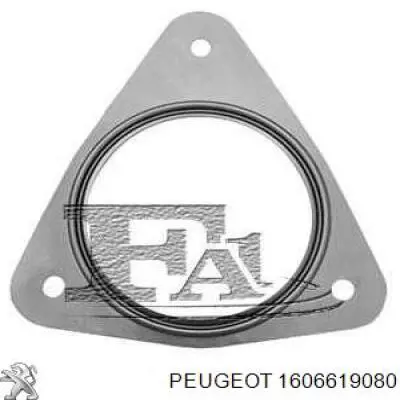 1606619080 Peugeot/Citroen vedante de tubo de admissão do silenciador