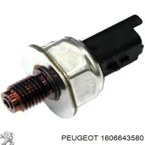 Regulador de presión de combustible, rampa de inyectores 1606643580 Peugeot/Citroen