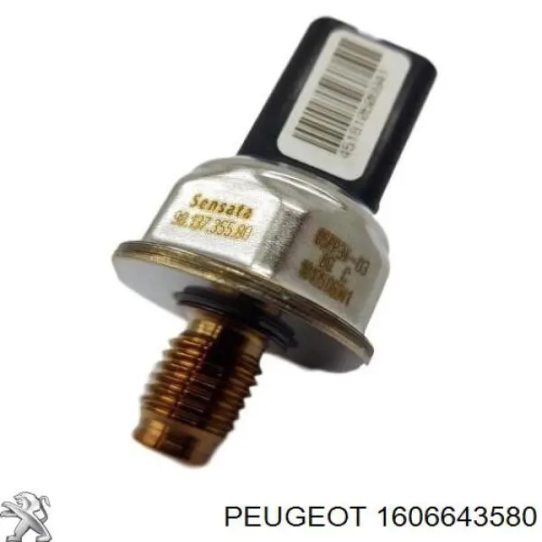 1606643580 PEUGEOT Sensor de presión de combustible original y equivalente