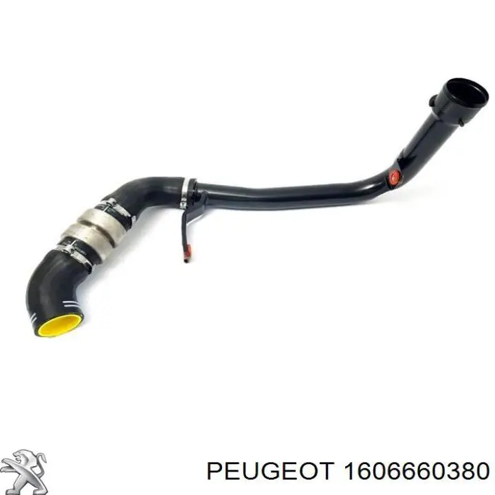 Tubo flexible de aire de sobrealimentación izquierdo 1606660380 Peugeot/Citroen