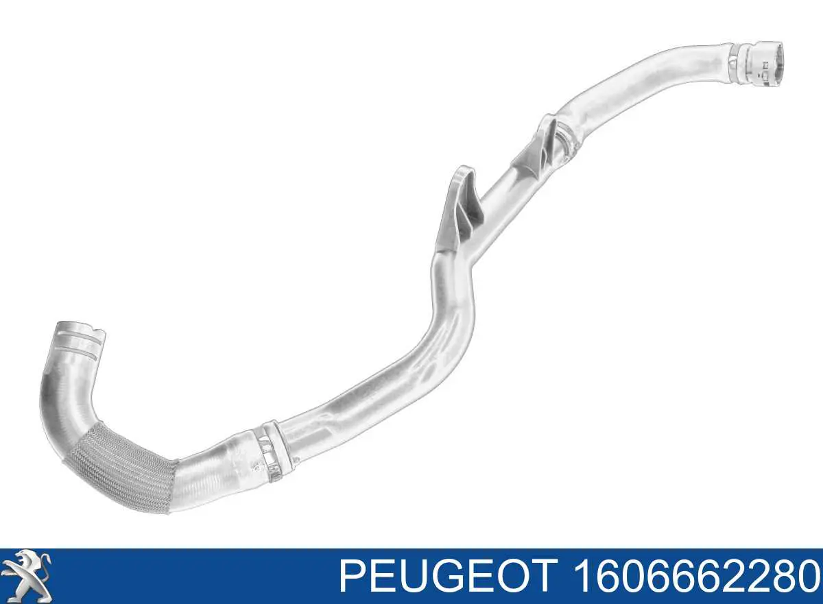 1606662280 Peugeot/Citroen mangueira (cano derivado do radiador de esfriamento superior)