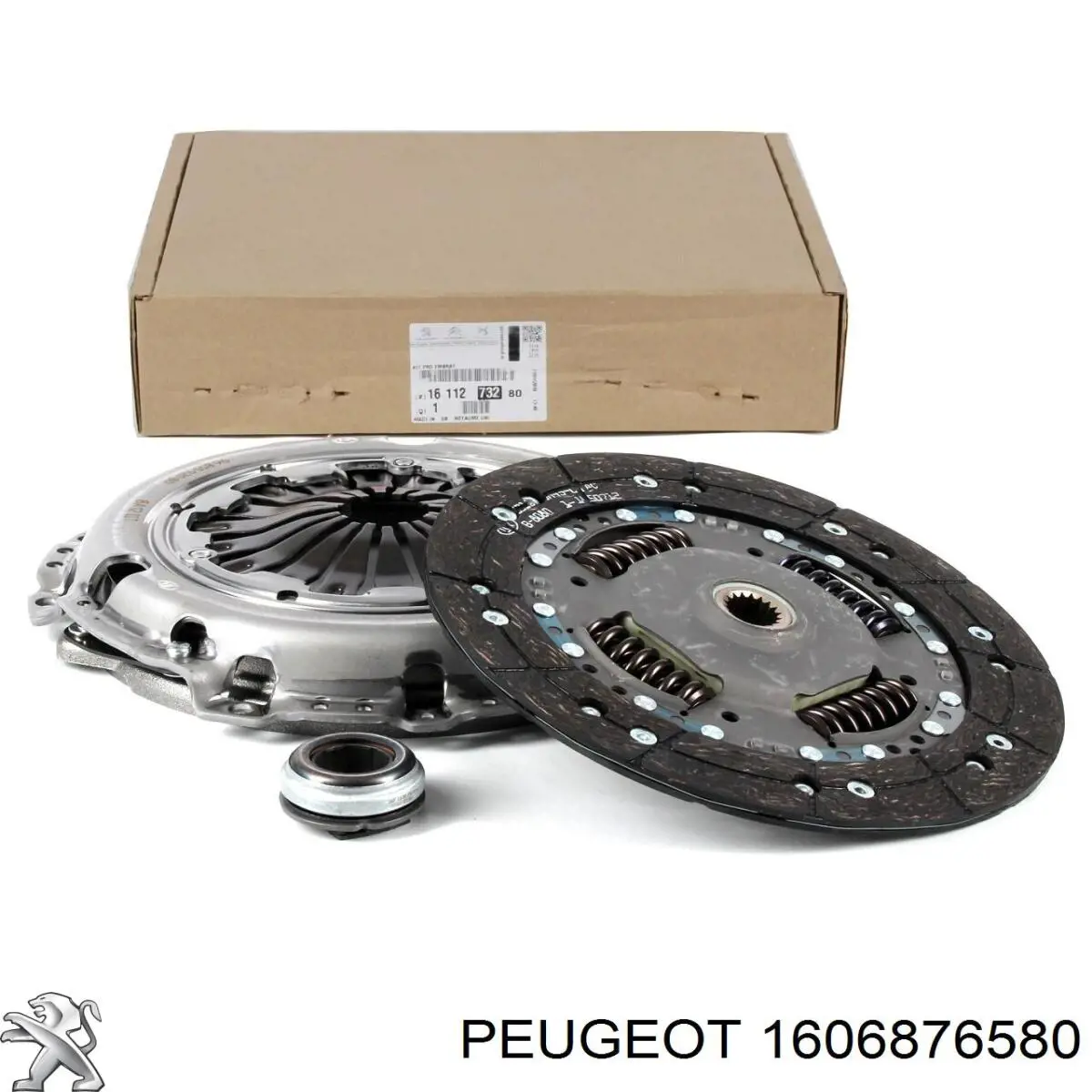 1606876580 Peugeot/Citroen kit de embraiagem (3 peças)