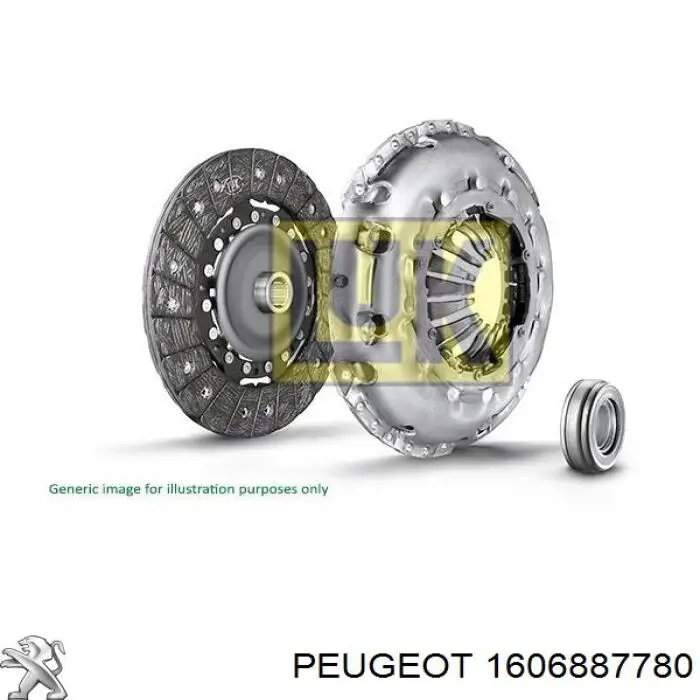1606887780 Peugeot/Citroen сцепление