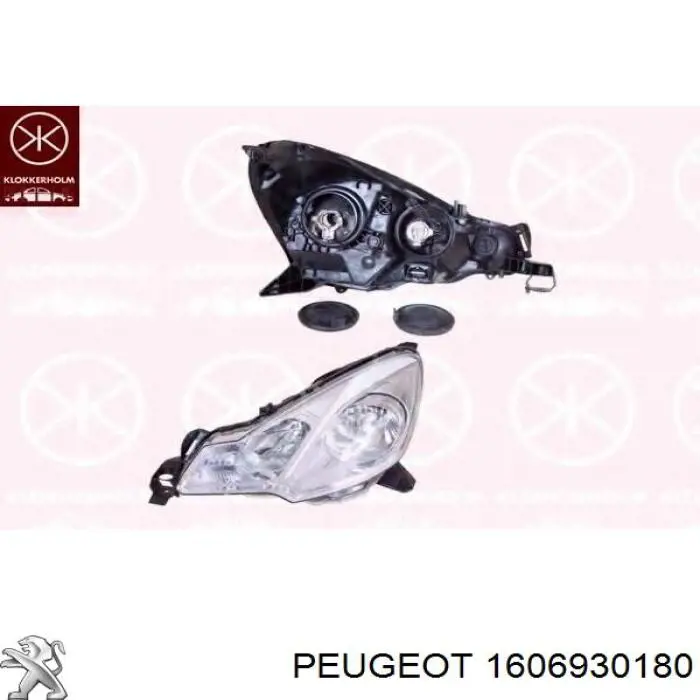 Купить 1606930180 Peugeot/Citroen Фара левая передняя