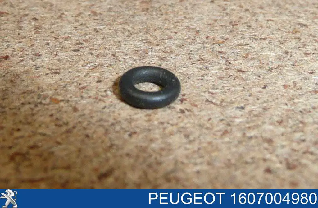 1607004980 Peugeot/Citroen кольцо уплотнительное штуцера обратного шланга форсунки