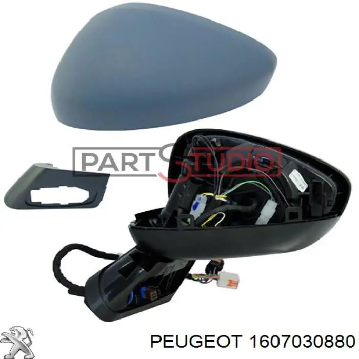 1607030880 Peugeot/Citroen Левое боковое зеркало