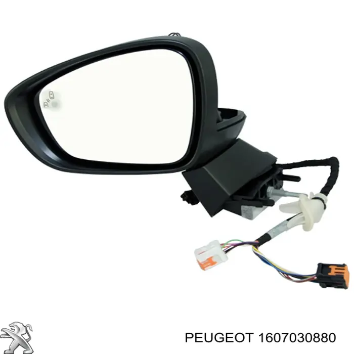 Зеркало левое Peugeot/Citroen 1607030880
