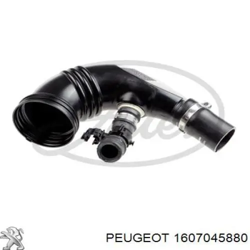 1607045880 Peugeot/Citroen cano derivado de ar do medidor de consumo do ar