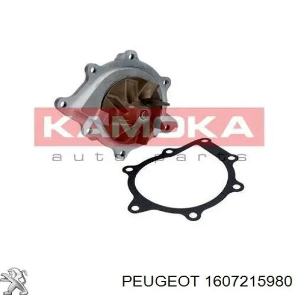 Помпа охлаждения Peugeot/Citroen 1607215980 цена, от 34.48 USD