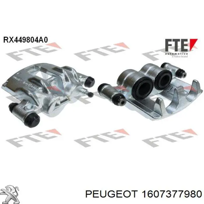Суппорт тормозной передний правый 1607377980 Peugeot/Citroen