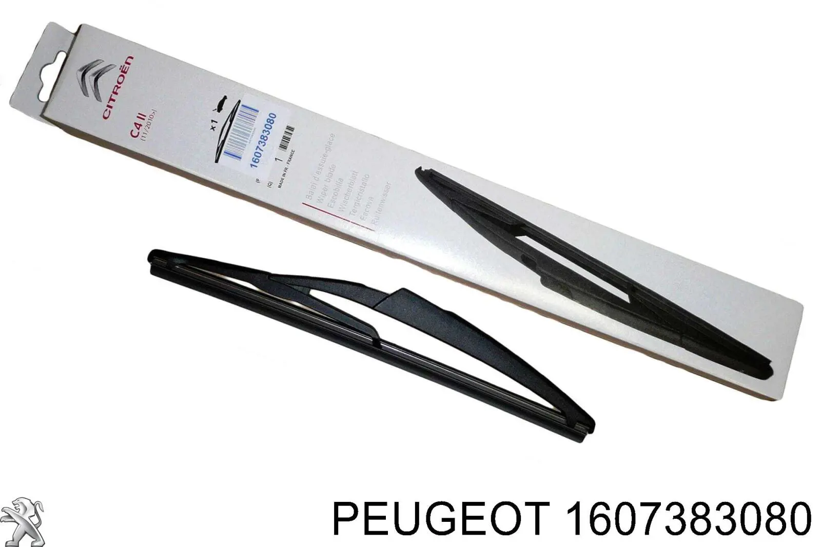 1607383080 Peugeot/Citroen limpa-pára-brisas de vidro traseiro