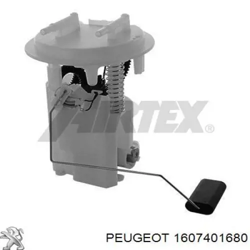 Купить 1607401680 Peugeot/Citroen Модуль топливного насоса