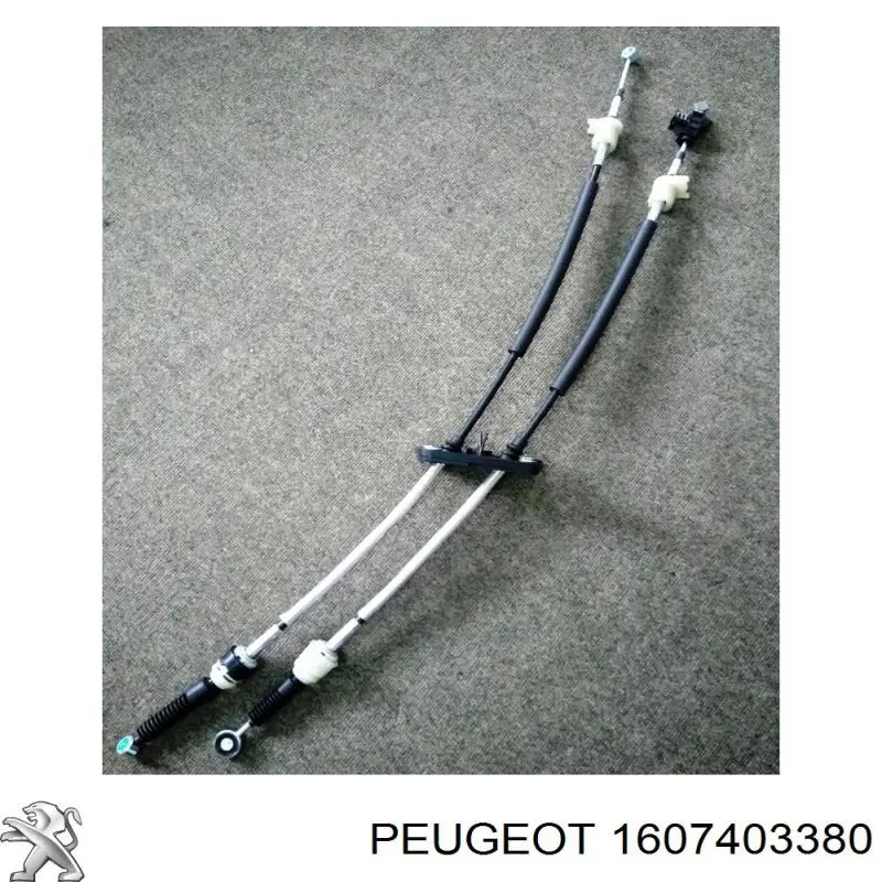 1607403380 Peugeot/Citroen cabo de mudança duplo