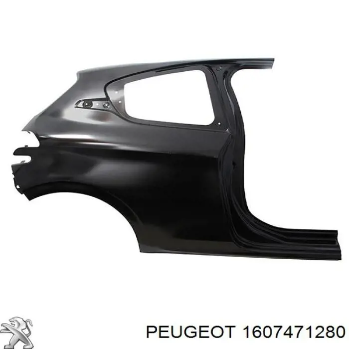 1607471280 Peugeot/Citroen крыло заднее правое