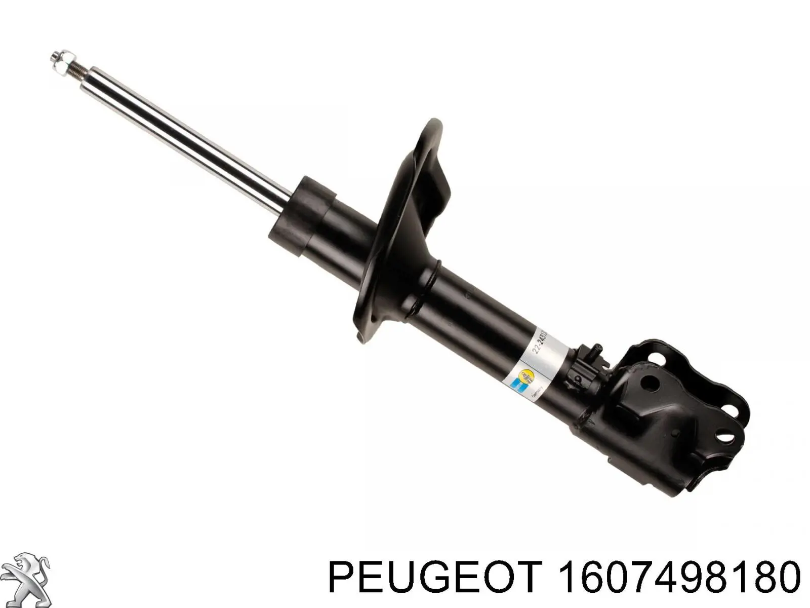 1607498180 Peugeot/Citroen amortecedor dianteiro esquerdo