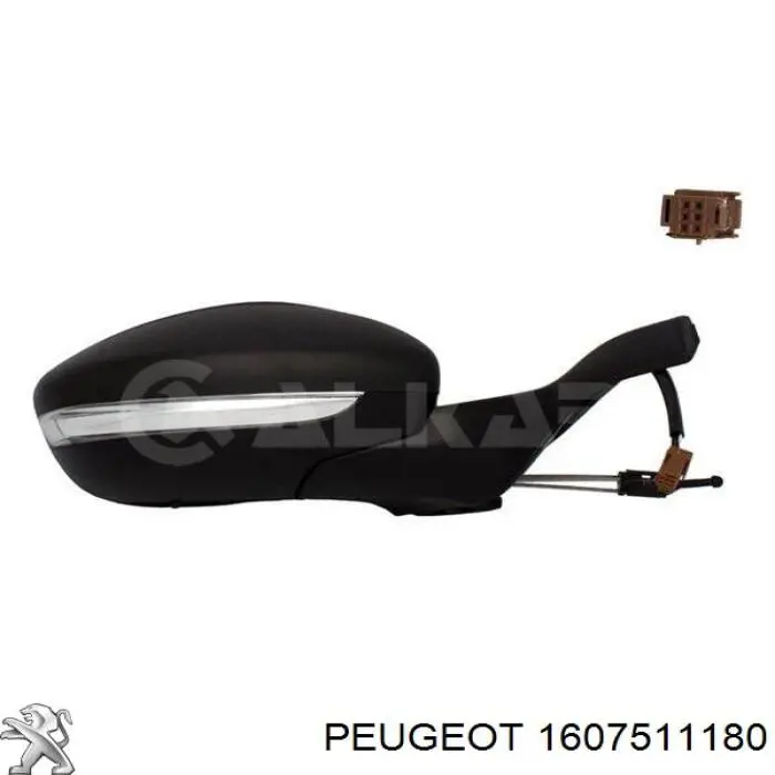 Зеркало заднего вида, левое Peugeot/Citroen 1607511180 цена, от 52.90 USD