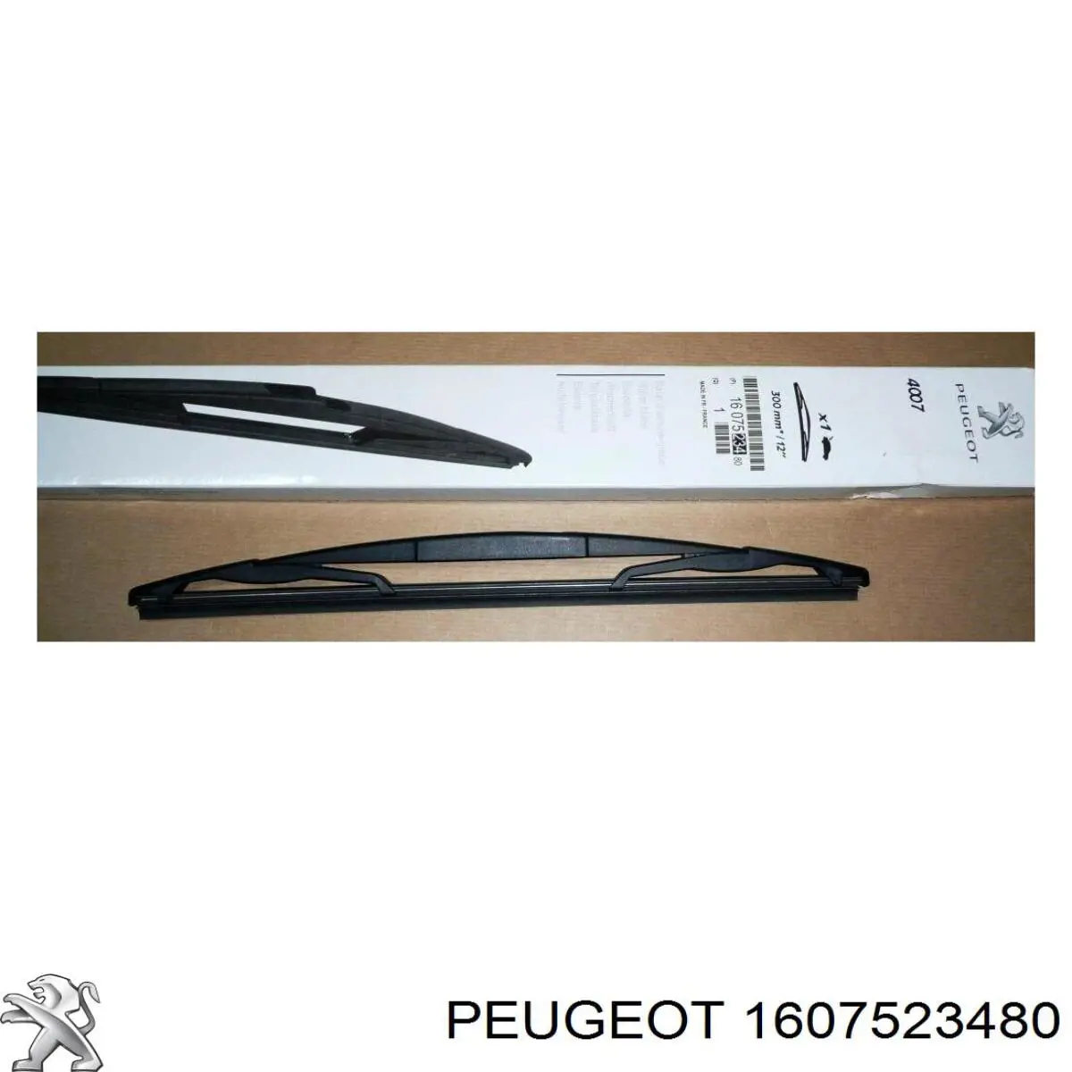 1607523480 Peugeot/Citroen limpa-pára-brisas de vidro traseiro