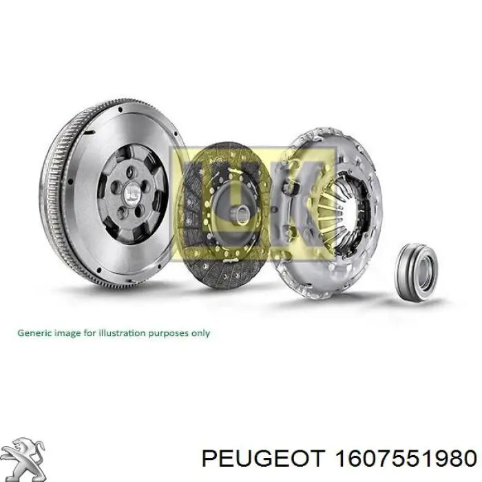 1607551980 Peugeot/Citroen сцепление