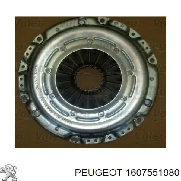 Купить 1607551980 Peugeot/Citroen Комплект сцепления (диск, корзина, подшипник)