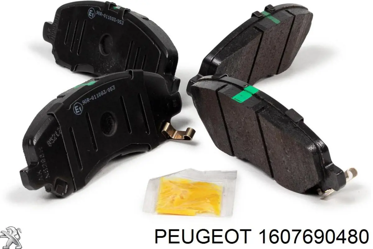 Тормозные колодки Peugeot/Citroen 1607690480
