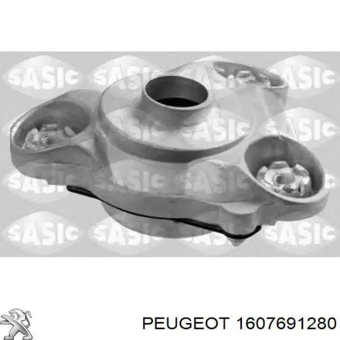 Купить 1607691280 Peugeot/Citroen Опора амортизатора переднего левого