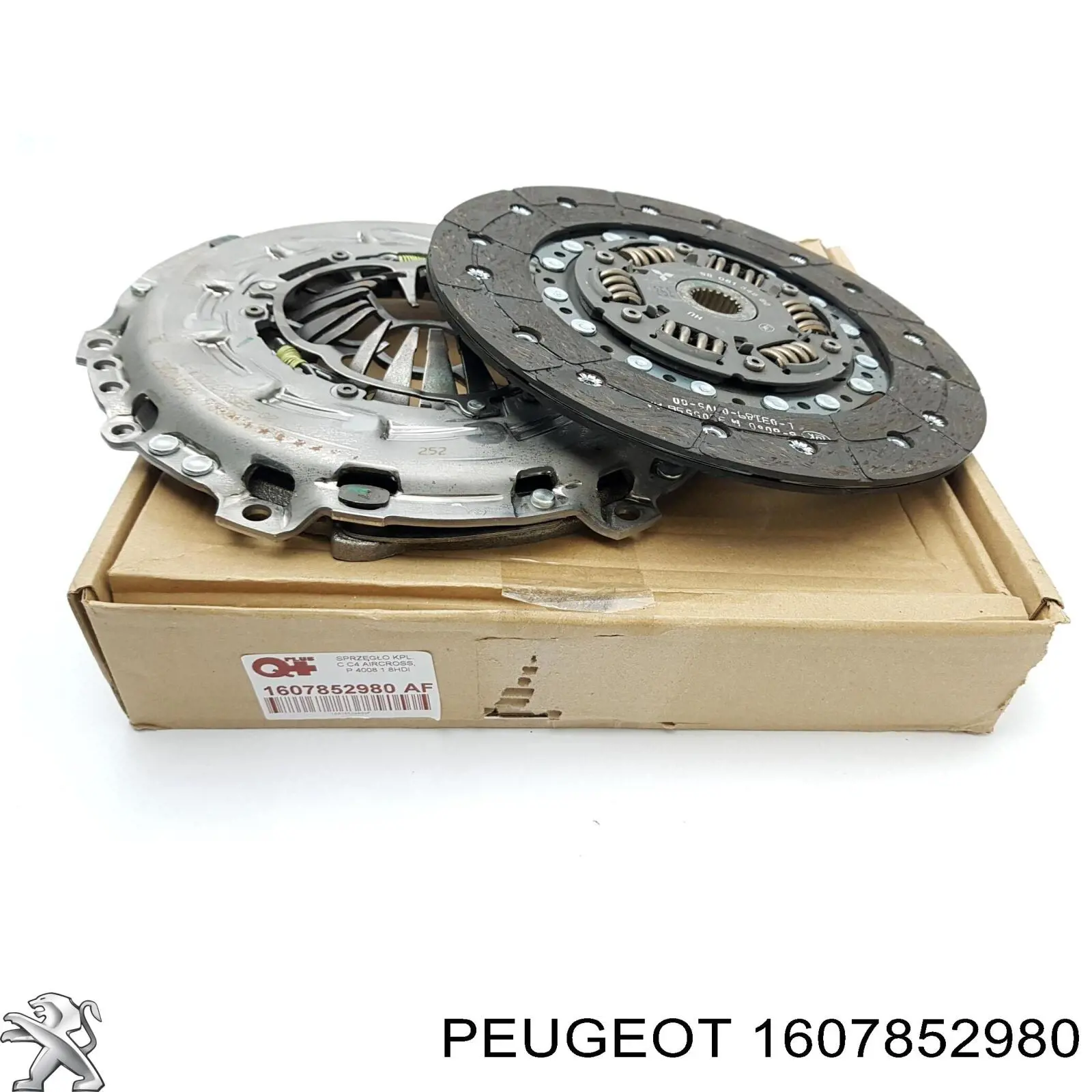 Купить 1607852980 Peugeot/Citroen Комплект сцепления (диск, корзина, подшипник)