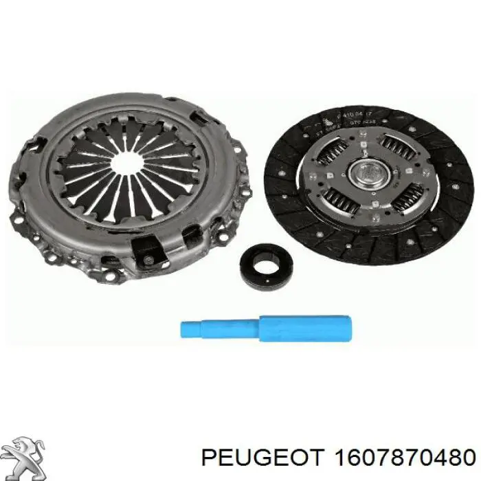 Kit de embrague (3 partes) 1607870480 Peugeot/Citroen