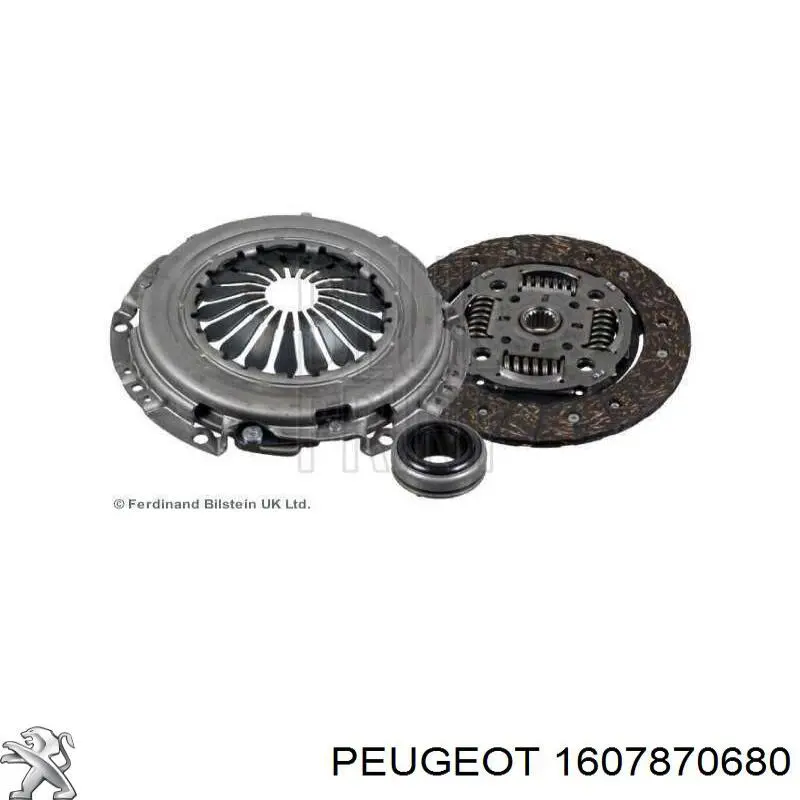 Kit de embrague (3 partes) 1607870680 Peugeot/Citroen