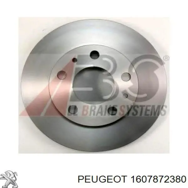1607872380 Peugeot/Citroen диск тормозной передний