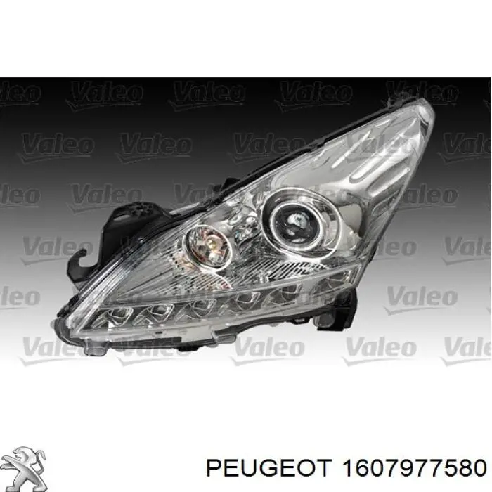 Правая блок фара Peugeot/Citroen 1607977580 цена, от 80.64 USD