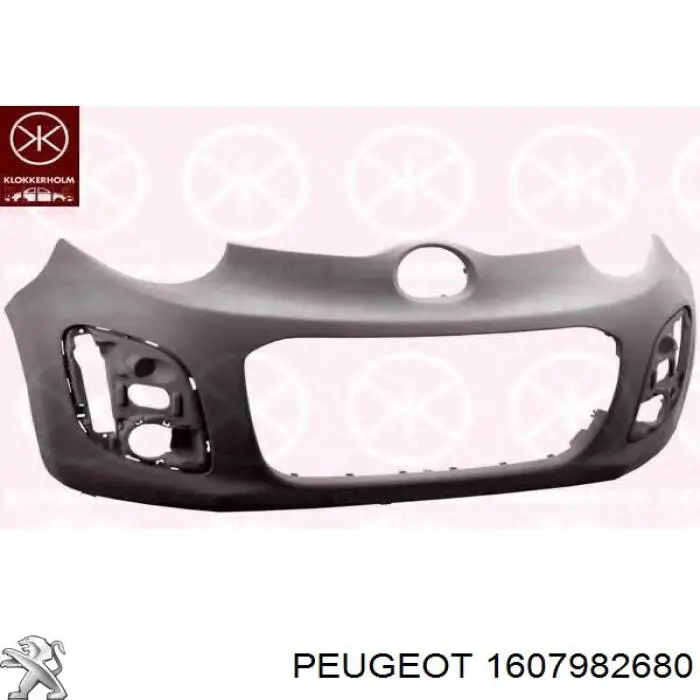 1607982680 Peugeot/Citroen Бампер передний в сборе