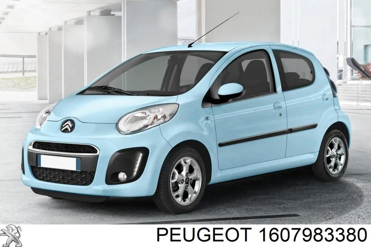 Рамка решетки переднего бампера 1607983380 Peugeot/Citroen