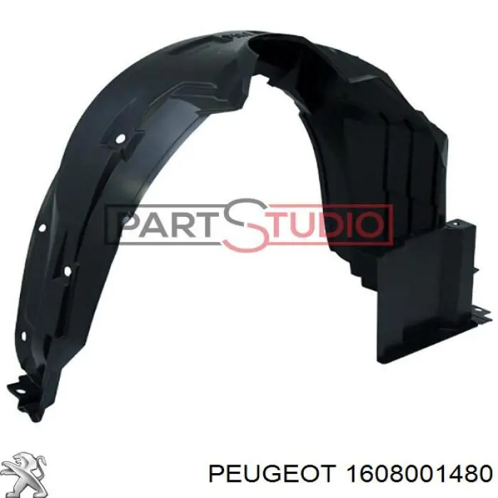 Подкрылок передний левый 1608001480 Peugeot/Citroen