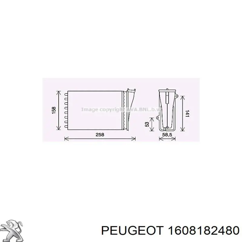 Купить 350218463000 Magneti Marelli Радиатор печки