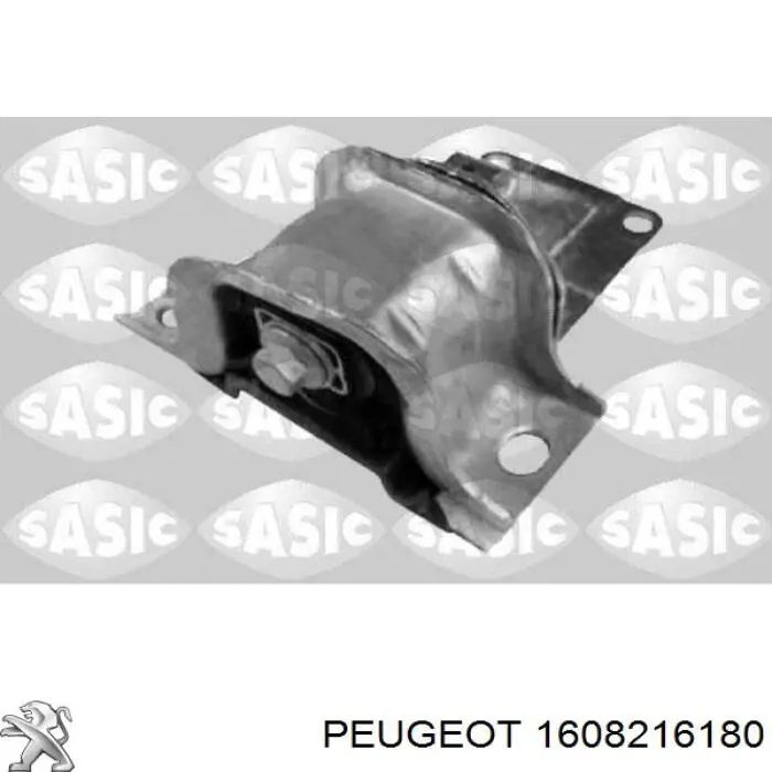 Soporte motor izquierdo 1608216180 Peugeot/Citroen