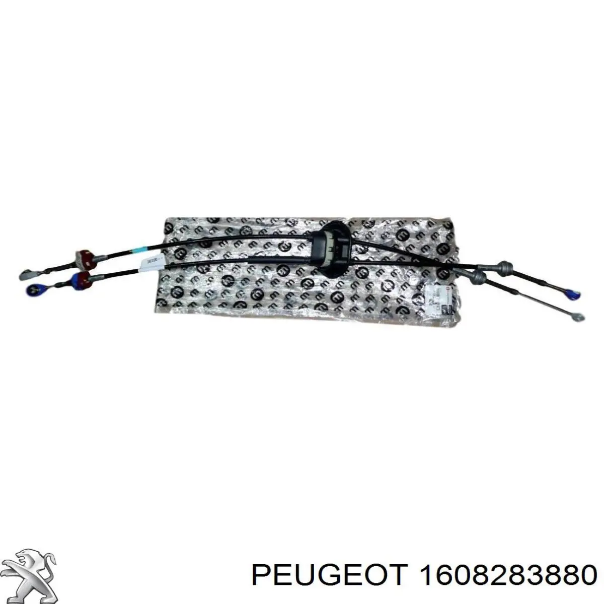1608283880 Peugeot/Citroen трос переключения передач сдвоенный