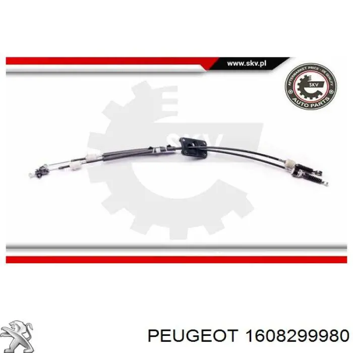 Cables De Accionamiento, Caja De Cambios 1608299980 Peugeot/Citroen