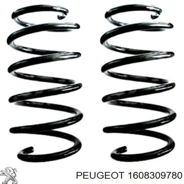 1608309780 Peugeot/Citroen Пружина передней подвески