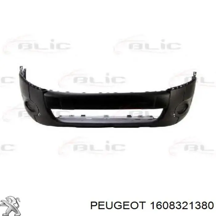 1608321380 Peugeot/Citroen pára-choque dianteiro