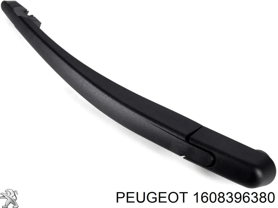 1608396380 Peugeot/Citroen braço de limpa-pára-brisas de vidro traseiro
