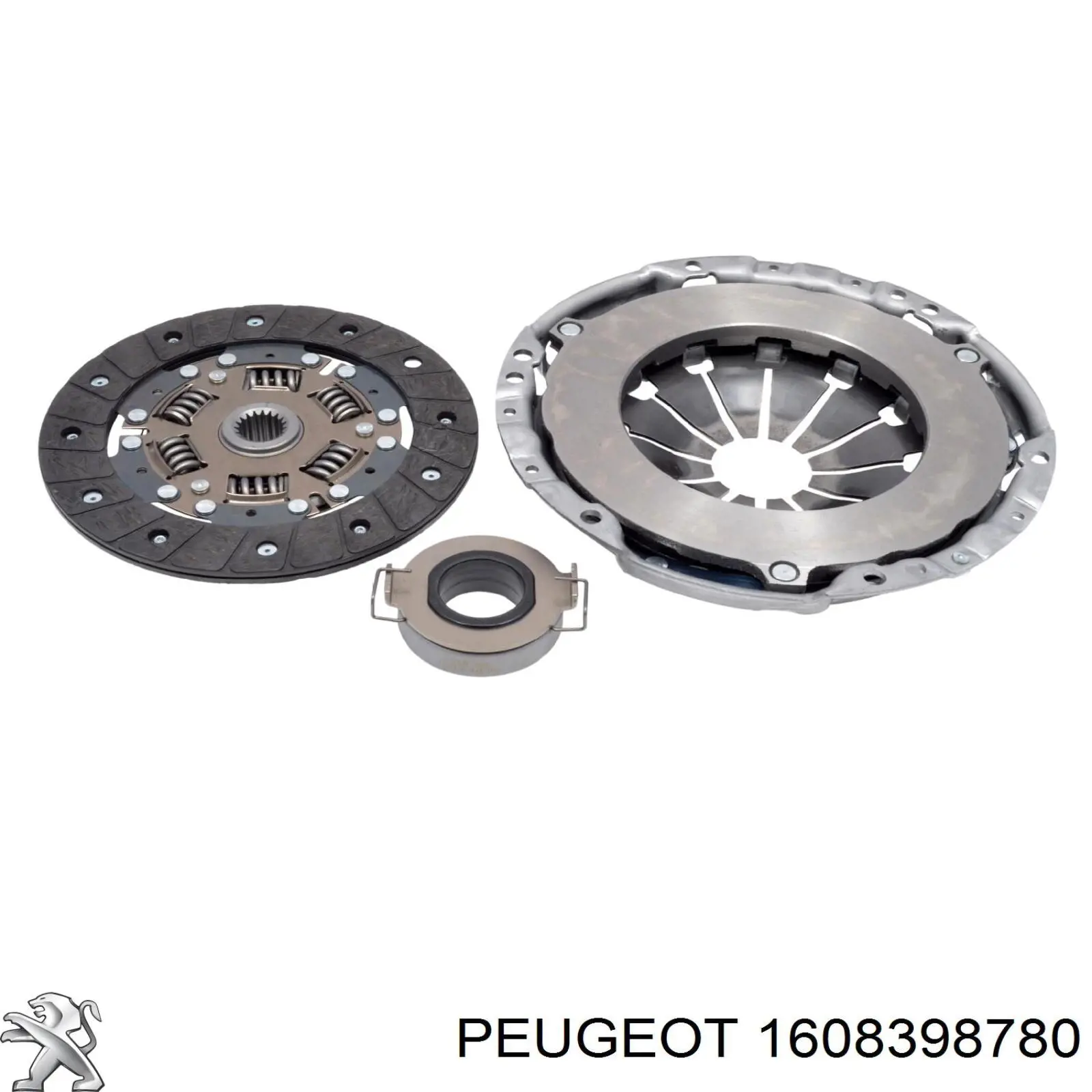 Kit de embrague (3 partes) 1608398780 Peugeot/Citroen
