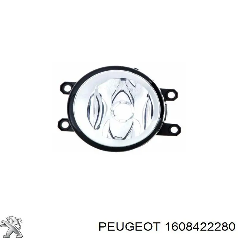 Фара противотуманная левая Peugeot/Citroen 1608422280