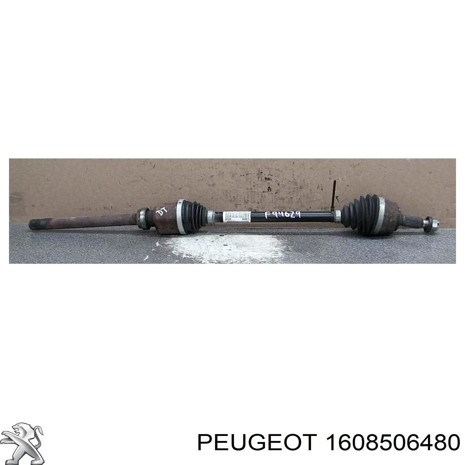 Купить 1608506480 Peugeot/Citroen Вал приводной правый