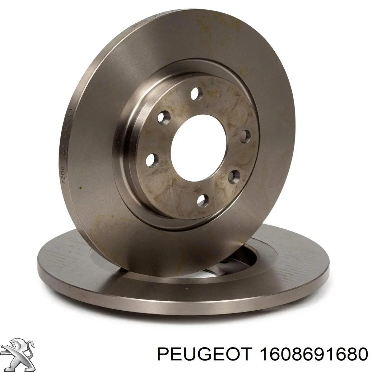 Передний тормозной диск Peugeot/Citroen 1608691680