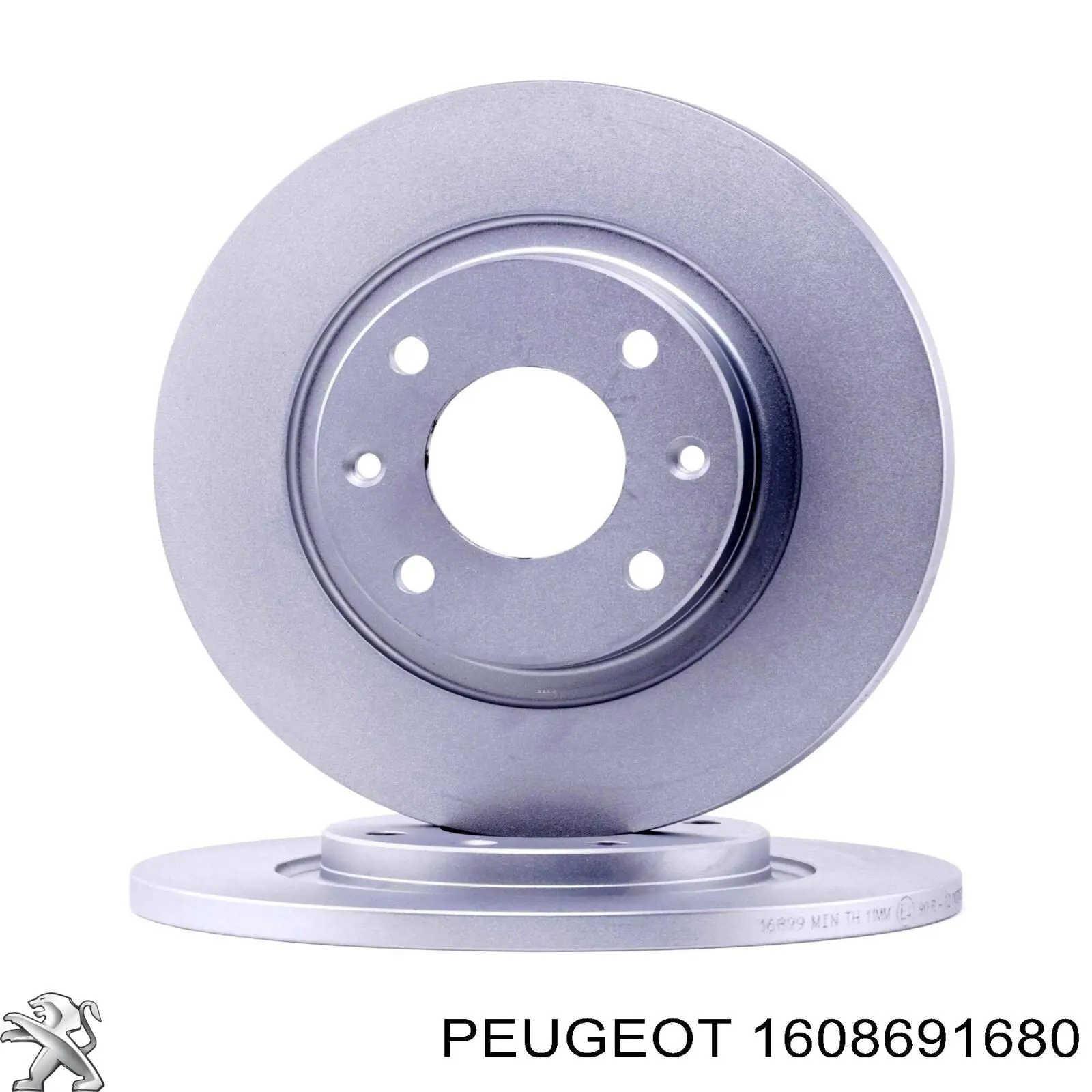 Передние тормозные диски 1608691680 Peugeot/Citroen